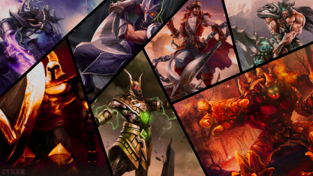 WALLPAPER LEAGUE OF LEGENDS BY CIXER